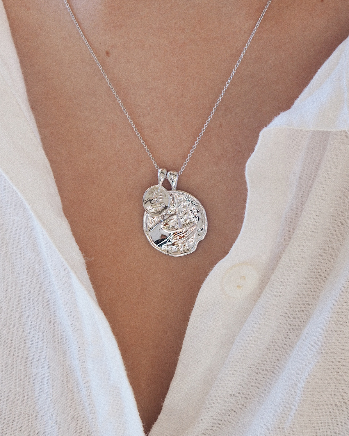 Virgo II Necklace - Sterling Silver