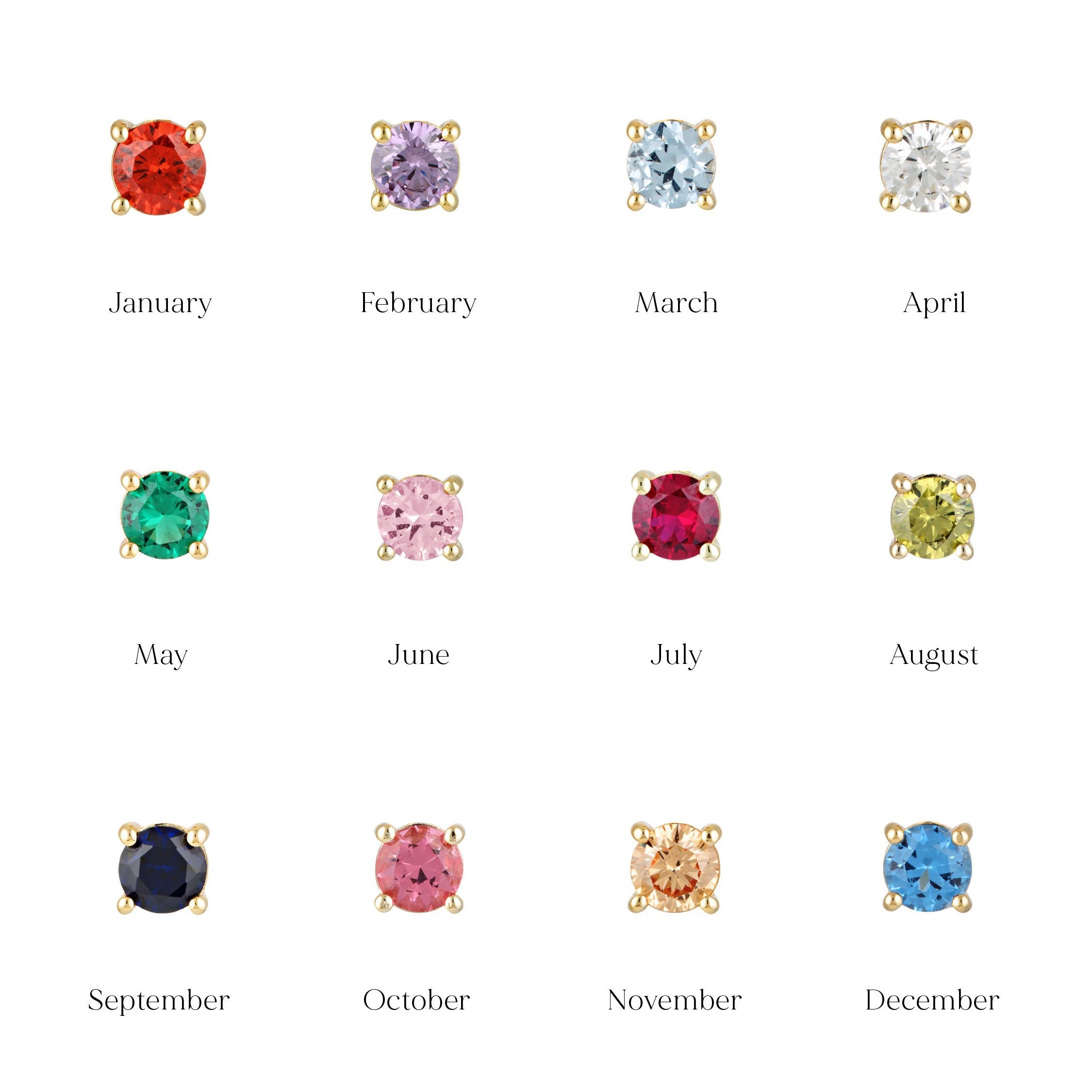 July Birthstone Studs