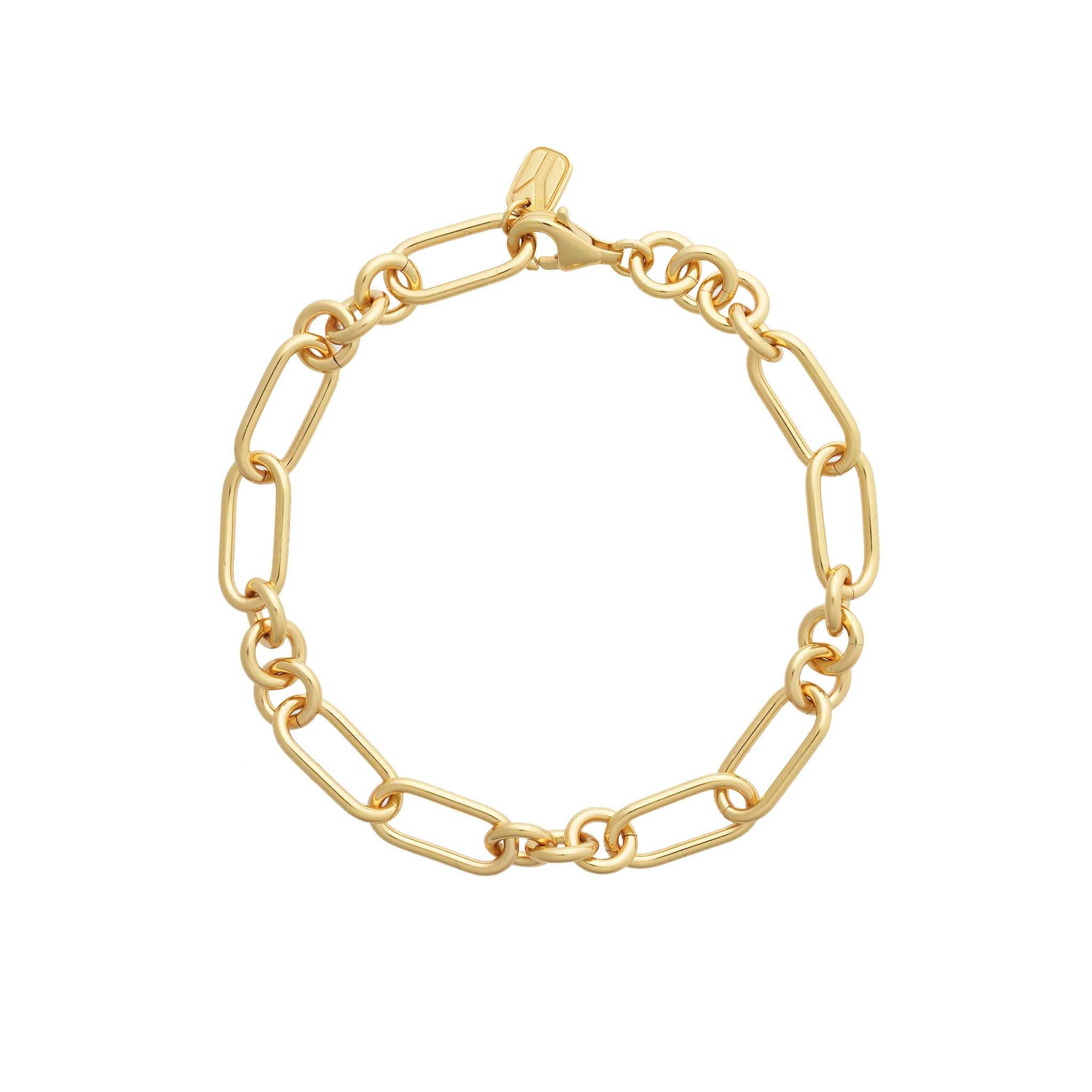 Pulsera de eslabones con dijes