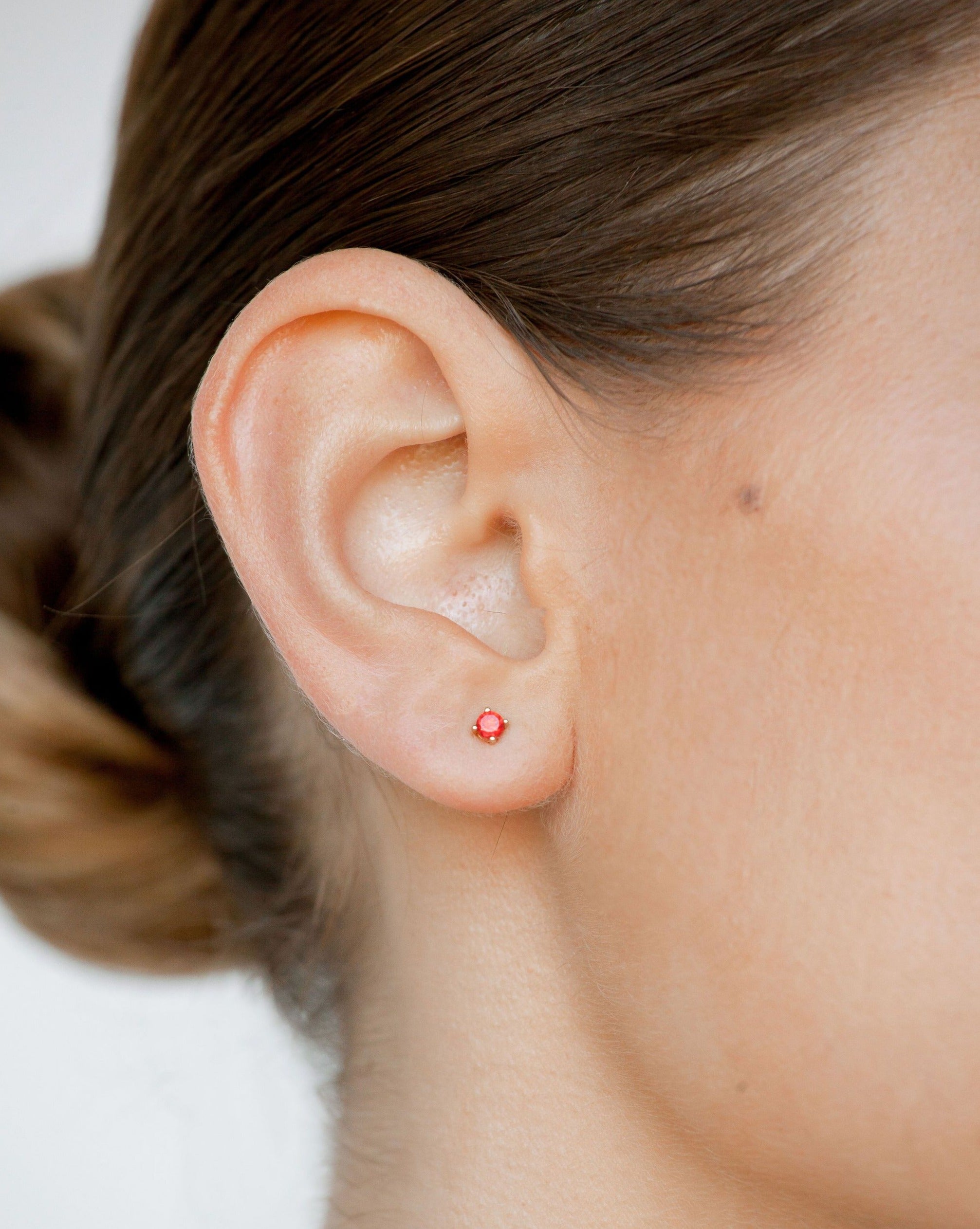 January Birthstone Studs