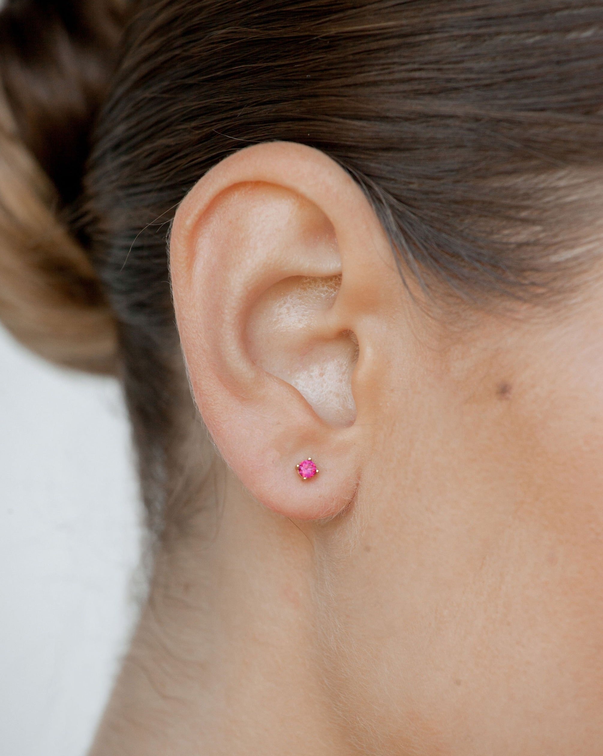 July Birthstone Studs