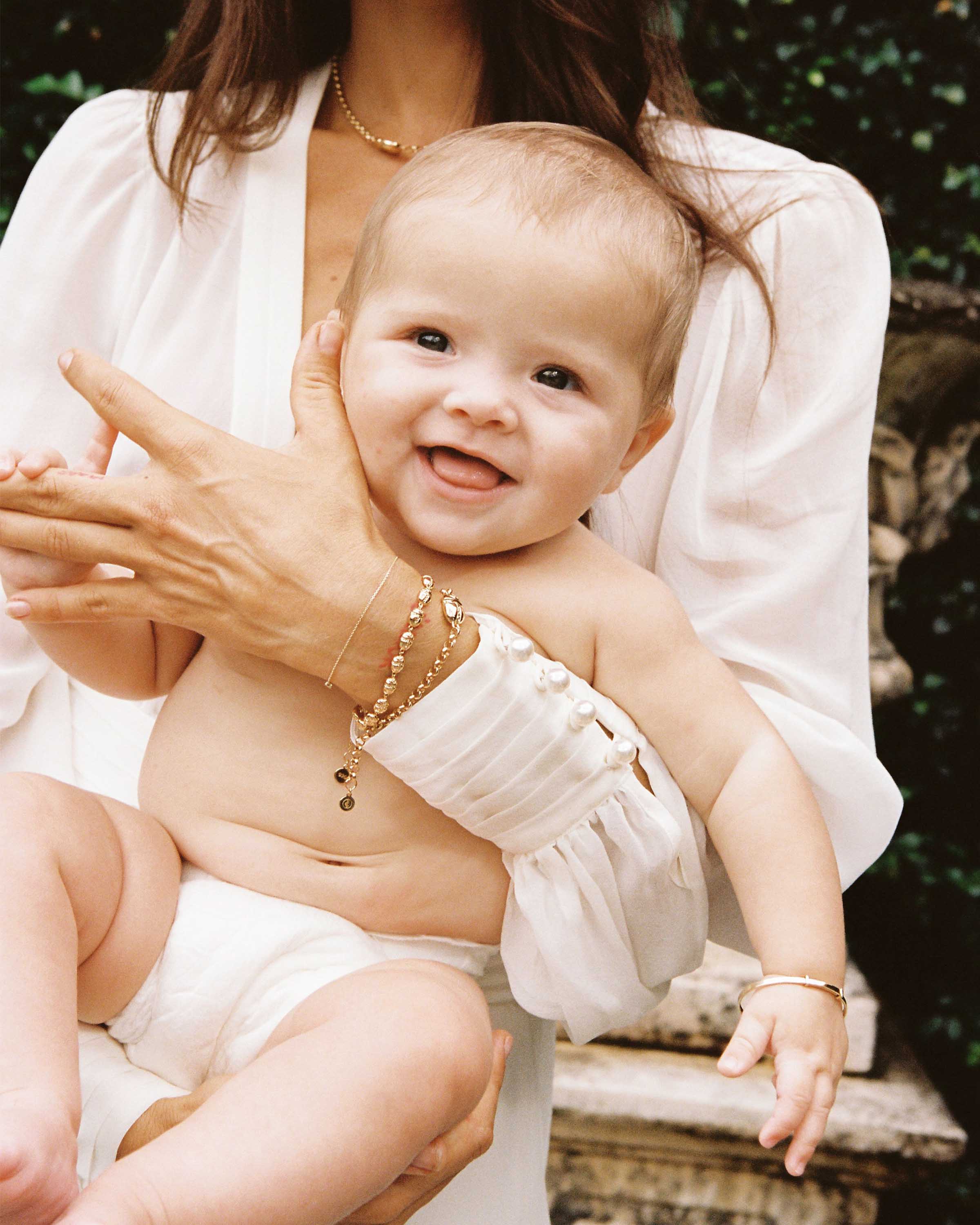 Ruby Tuesday Baby Bangle - 9k Solid Gold