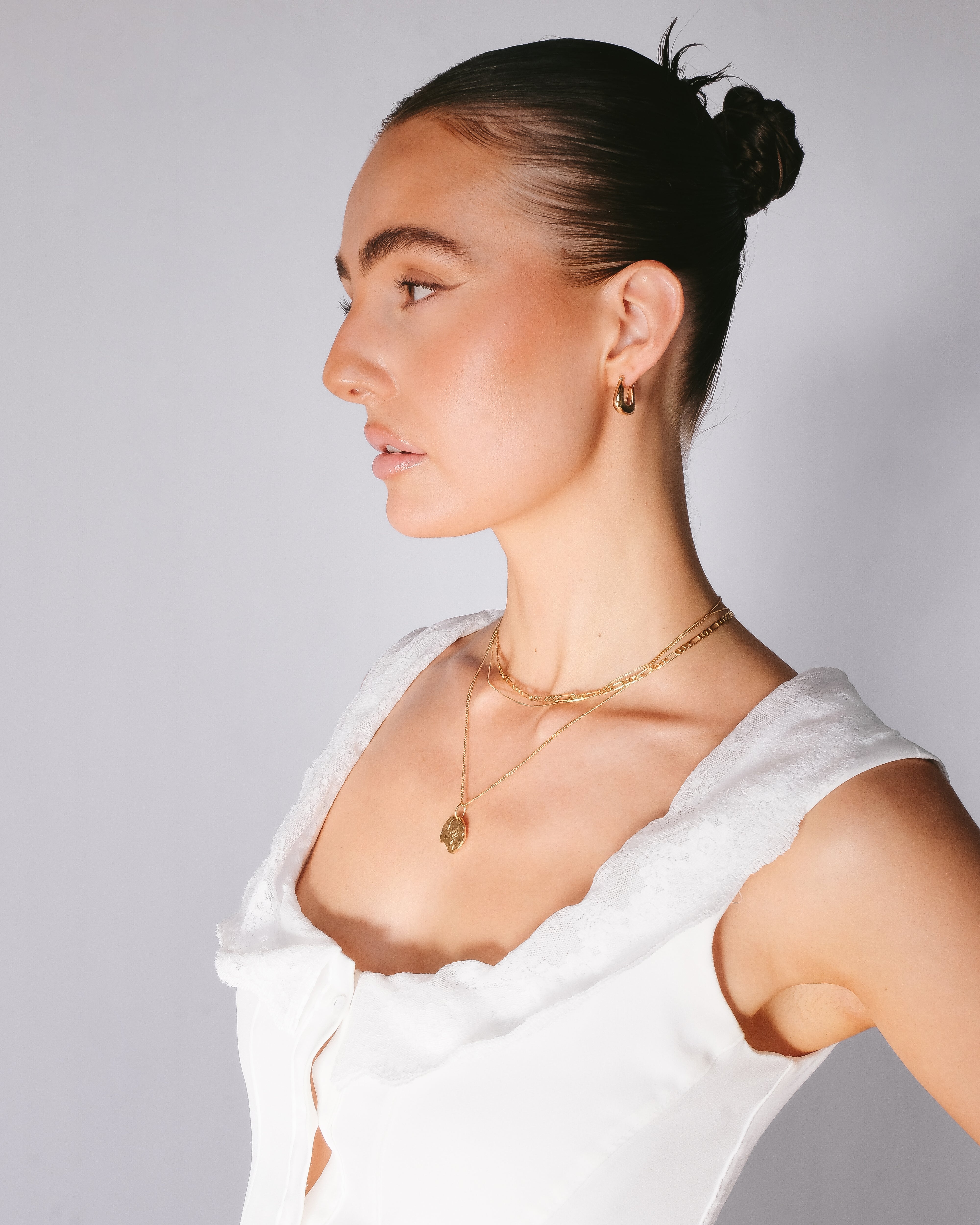 3.3mm Figaro Chain Necklace