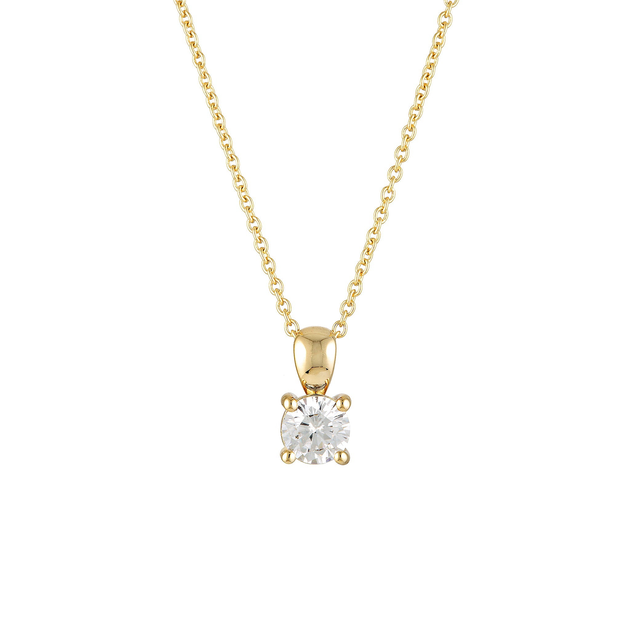 April Birthstone Necklace