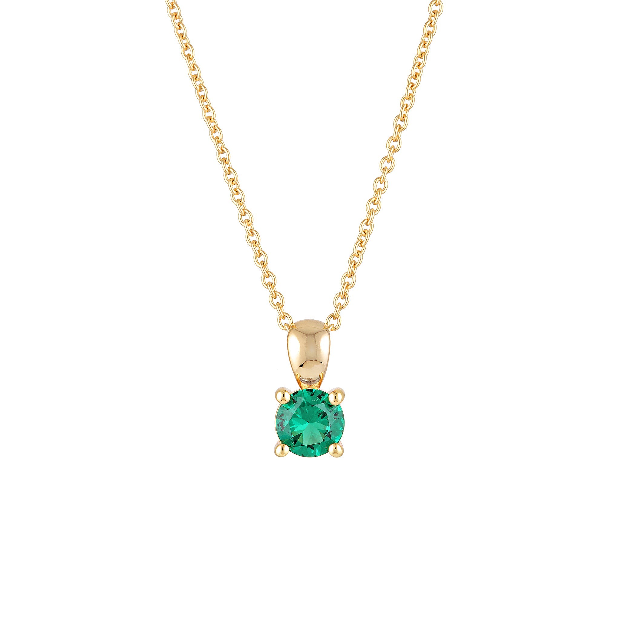 May Birthstone Necklace