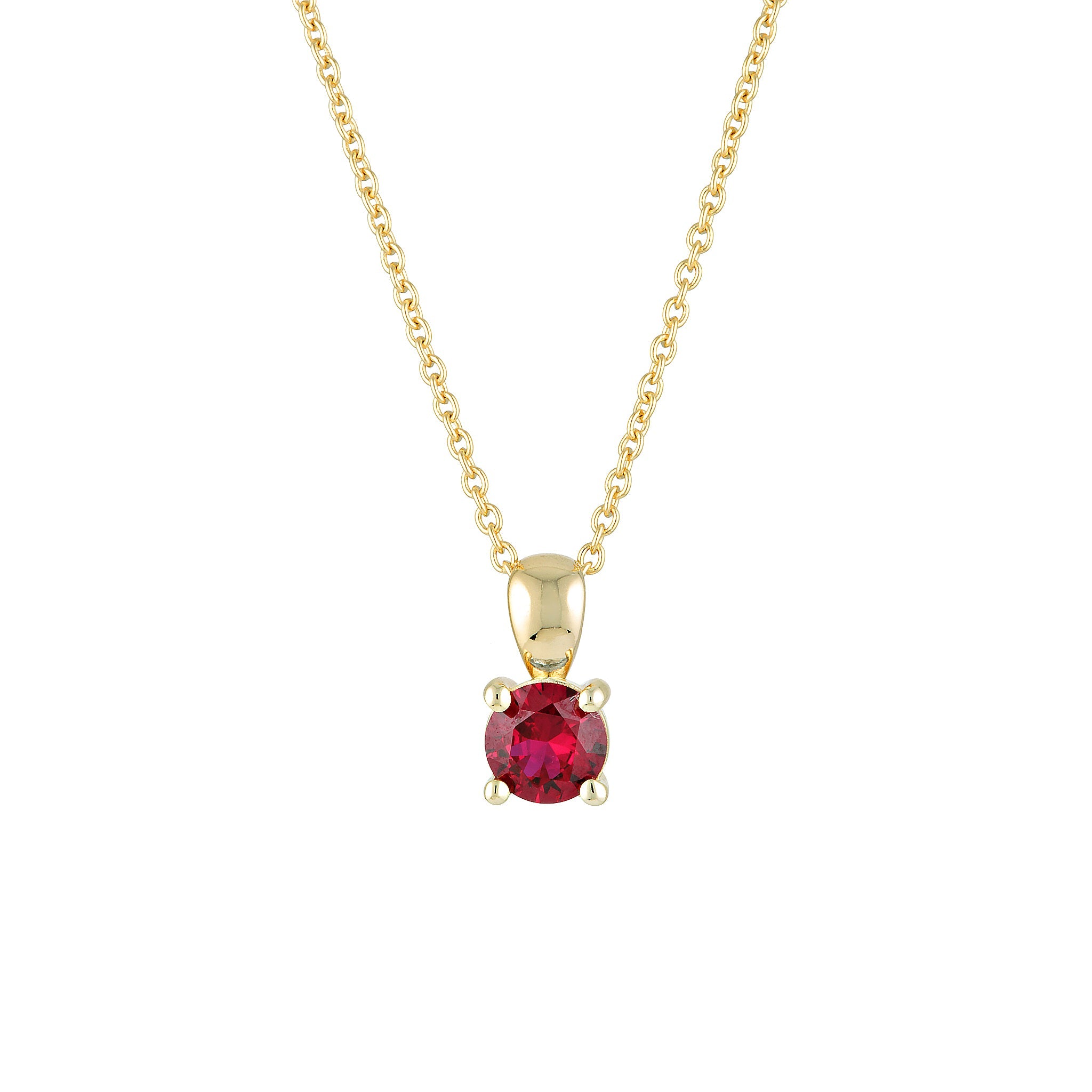 July Birthstone Necklace