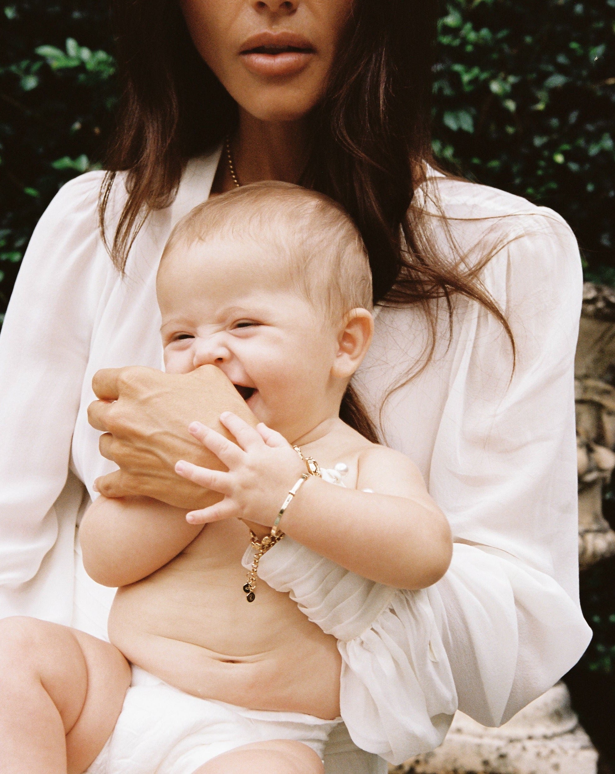Ruby Tuesday Baby Bangle - 9k Solid Gold