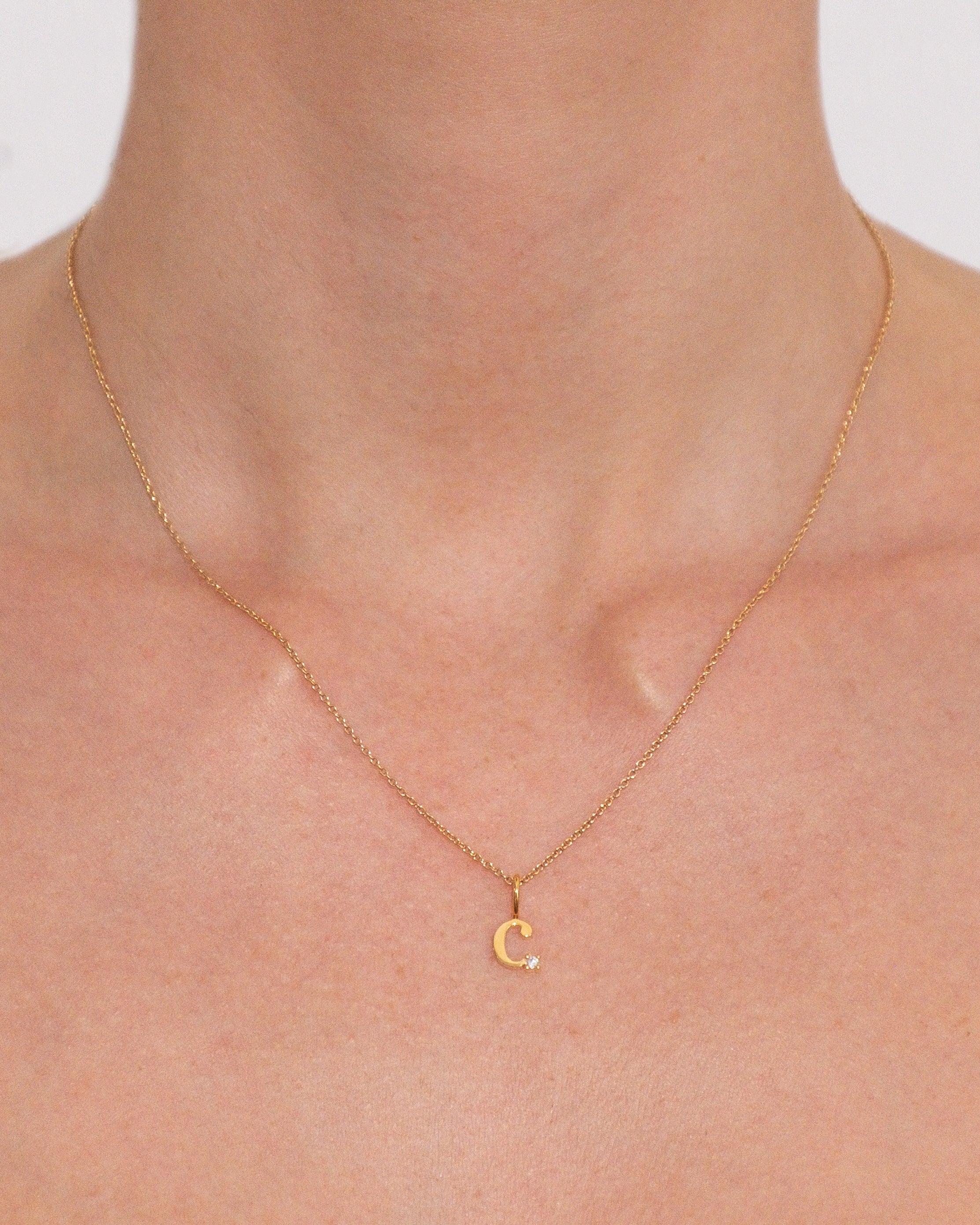 Letter Necklace | Recycled 14k Gold Vermeil