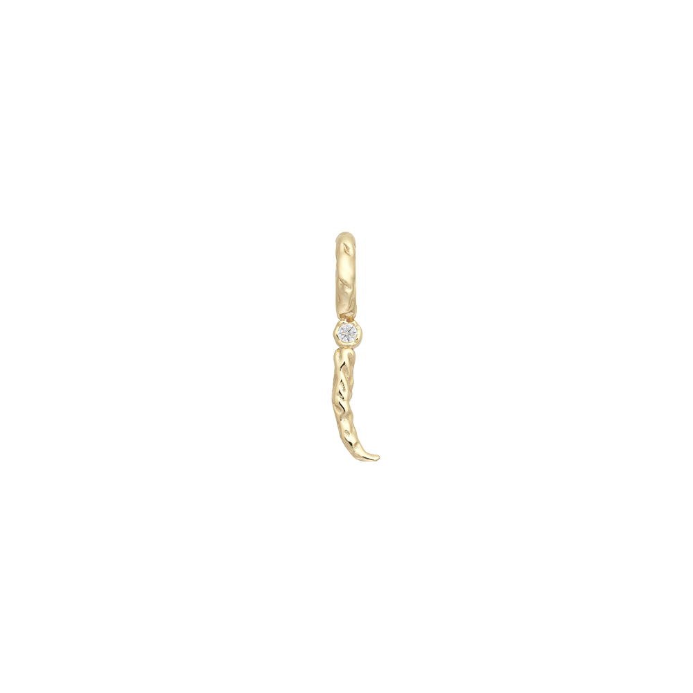 Textural Letter Necklace