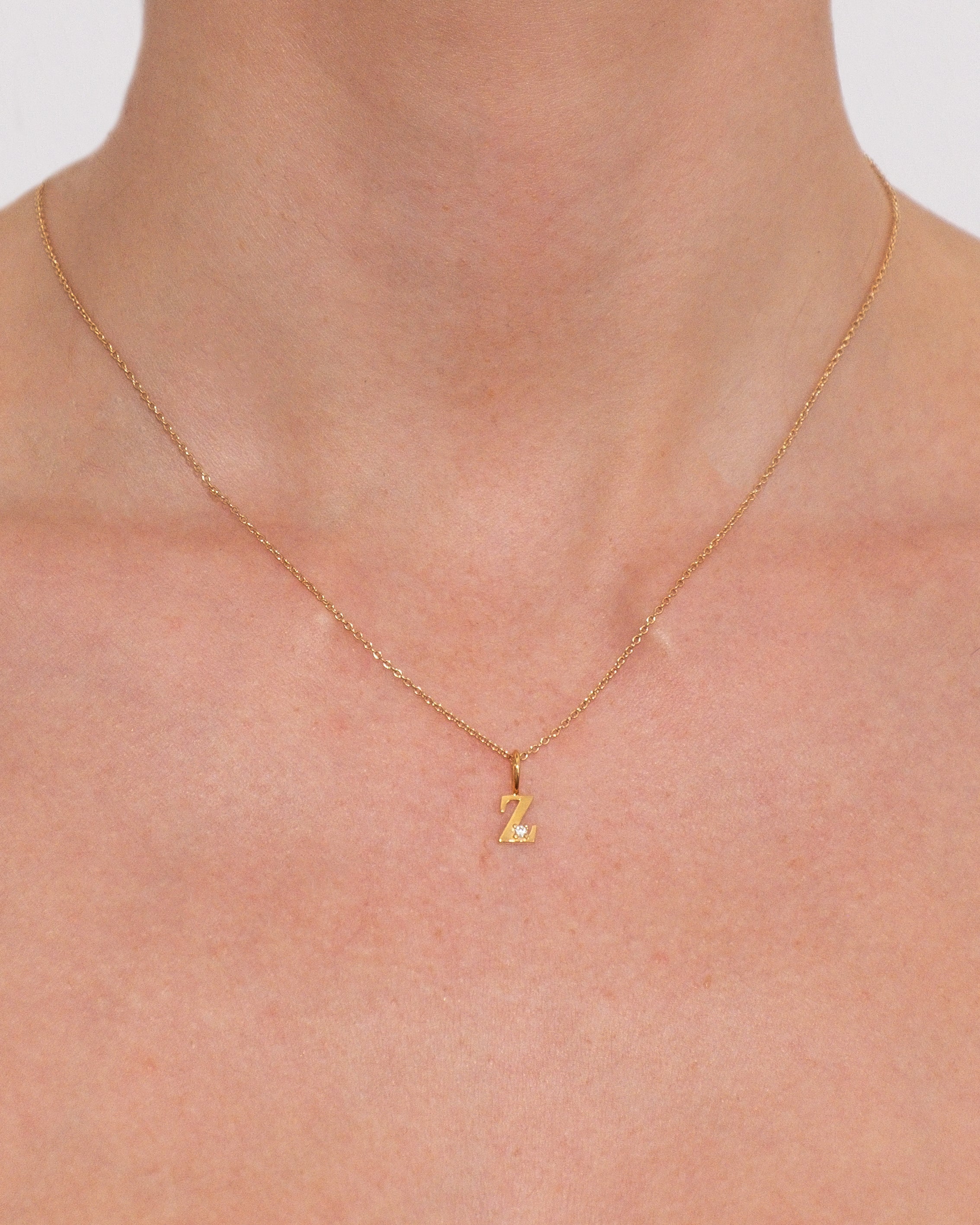 Letter Necklace | Recycled 14k Gold Vermeil