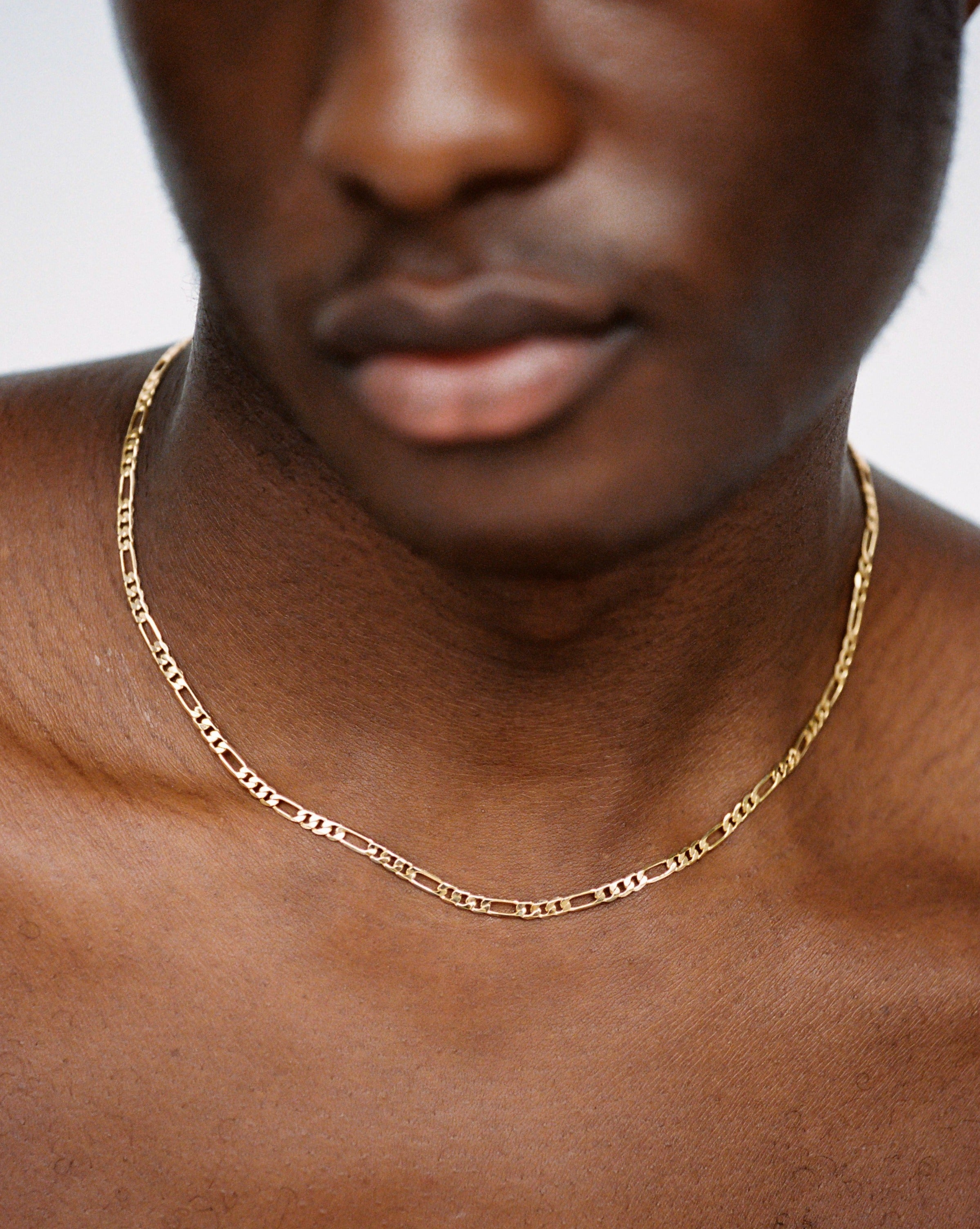 3.3mm Figaro Chain Necklace