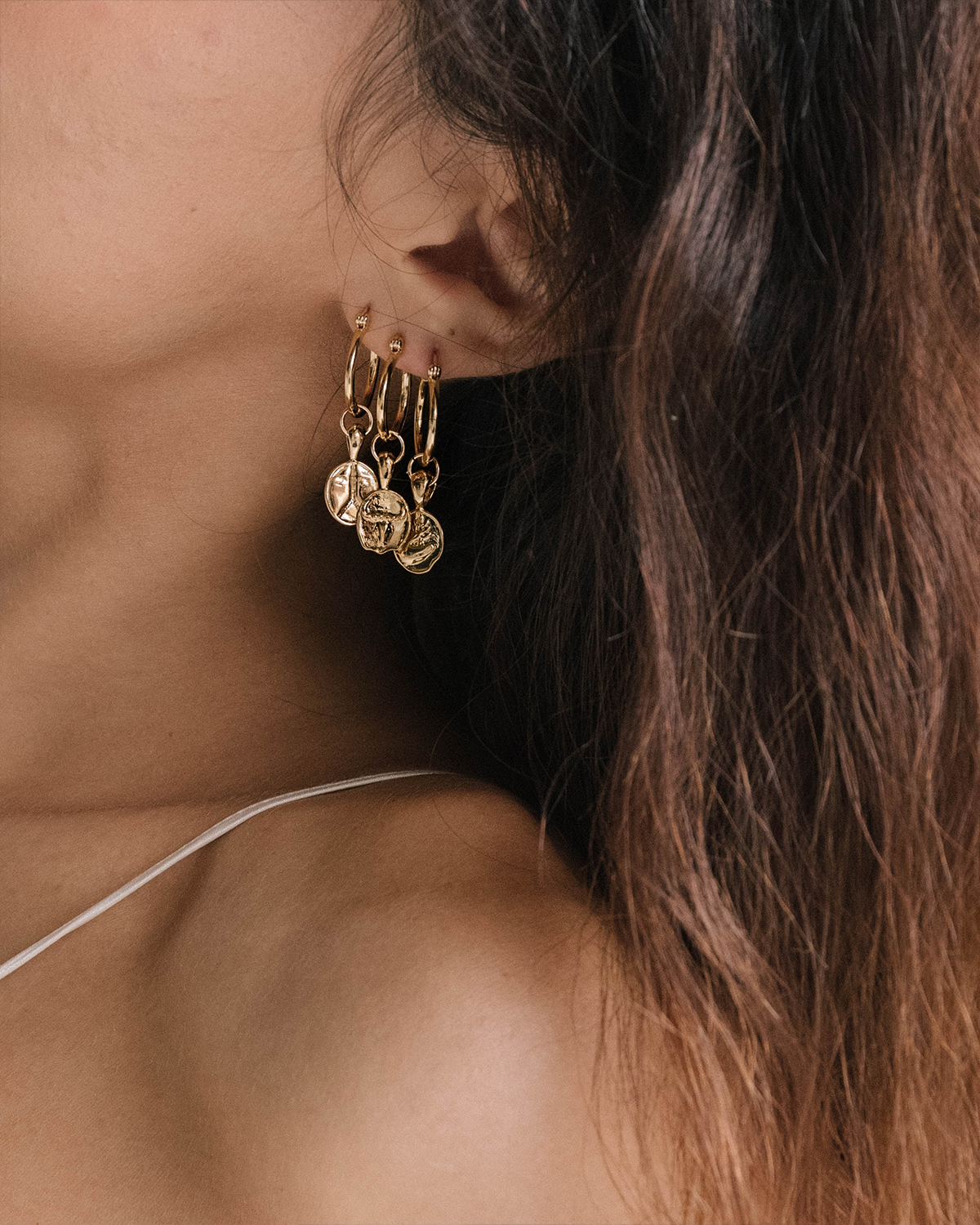 Zodiac II Pendant Hoops