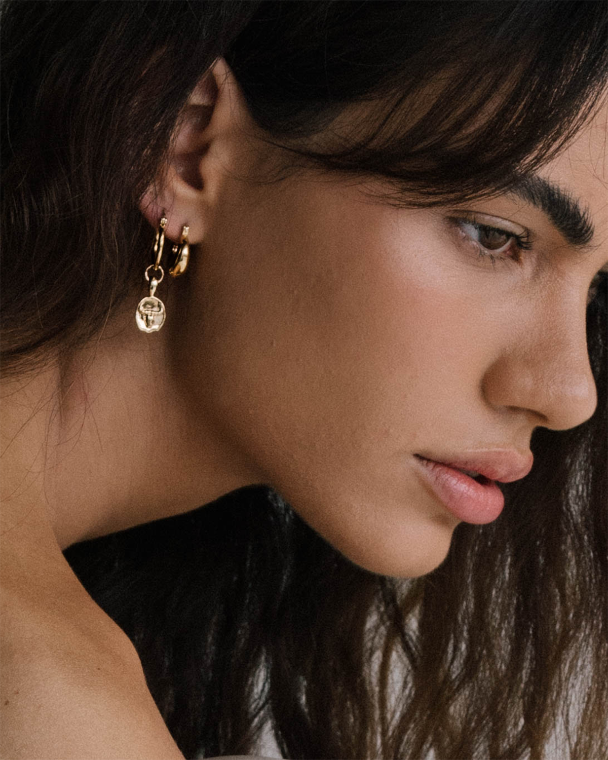 Zodiac II Pendant Hoops