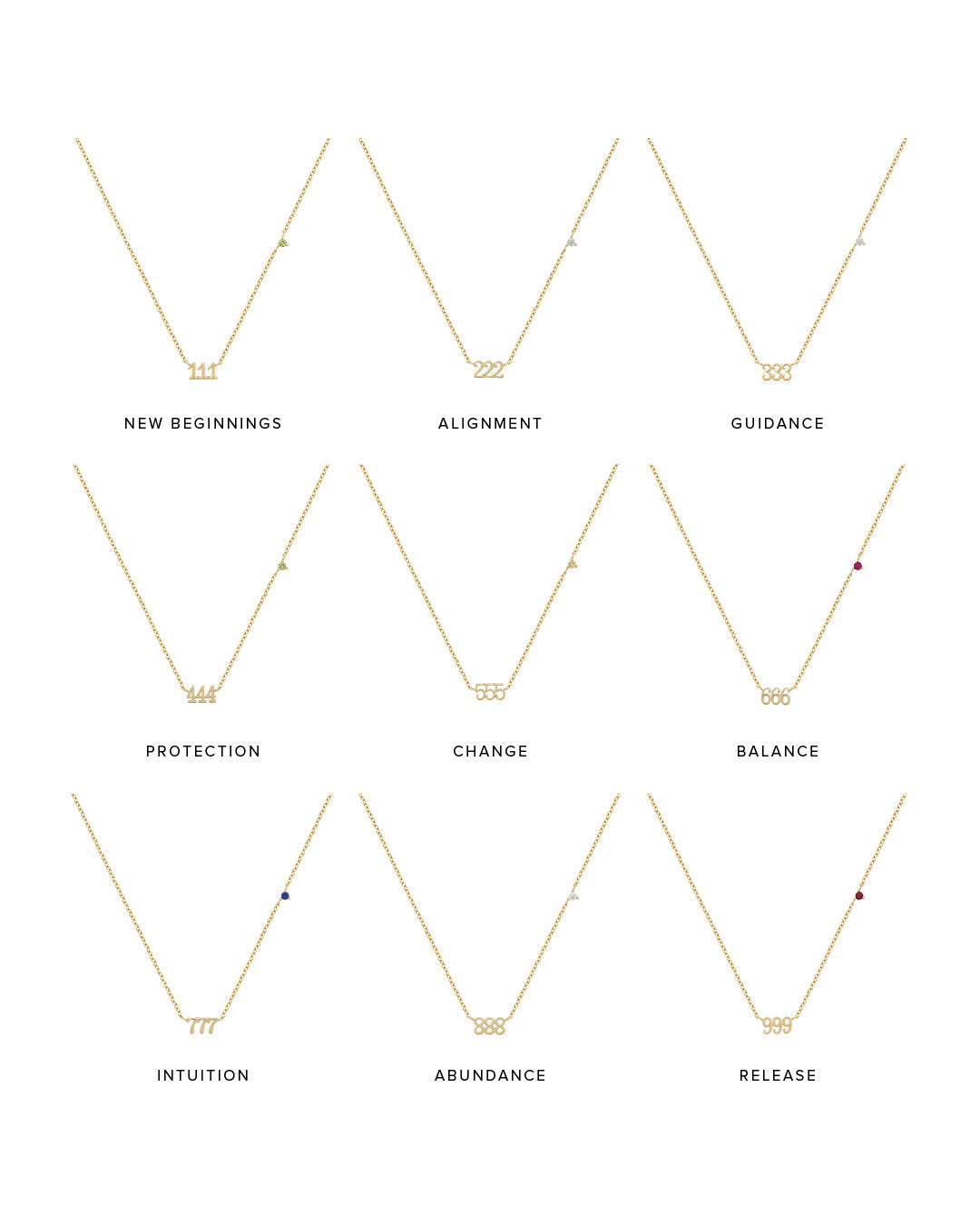 Collier ras du cou avec numéro d'ange 111