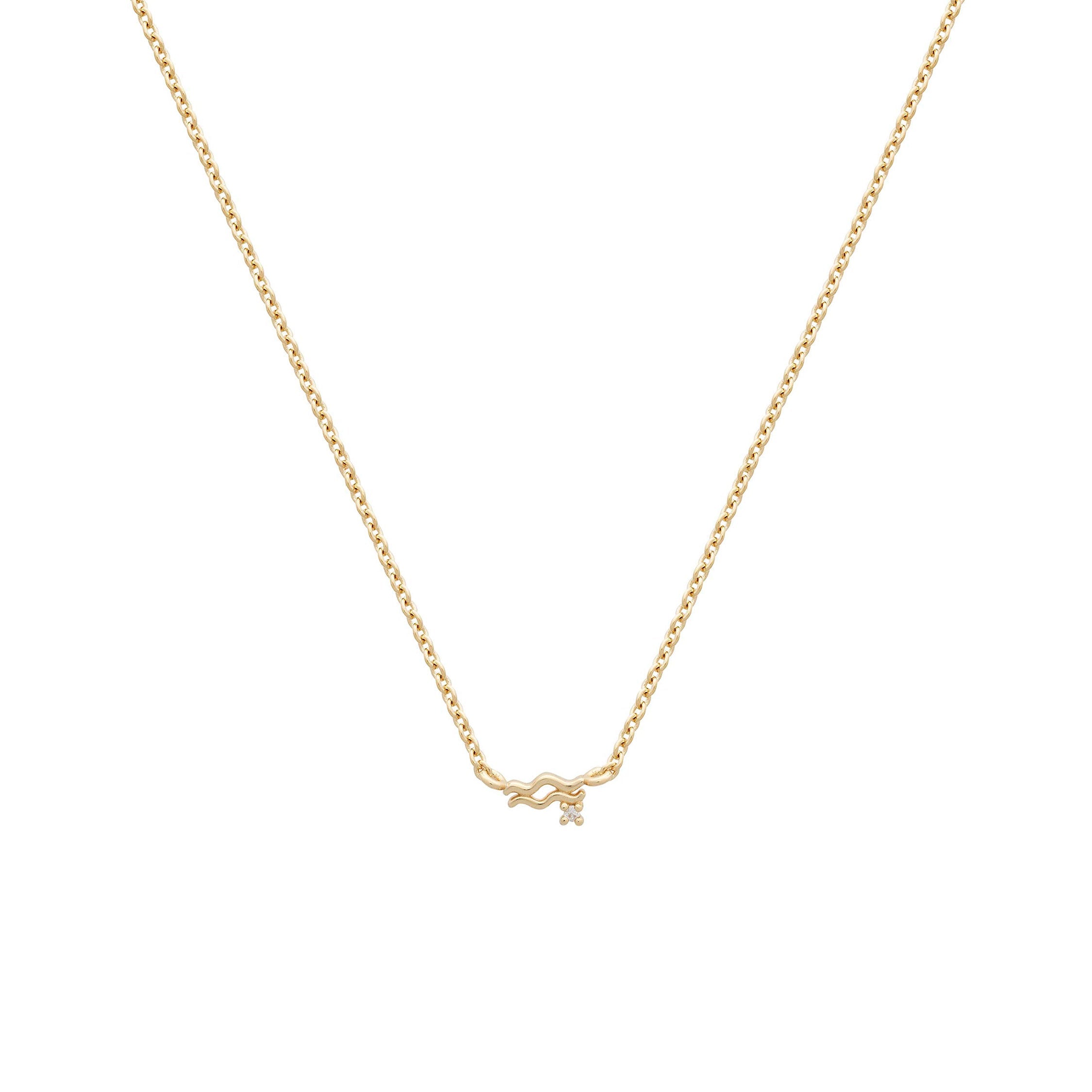 Aquarius Symbol Choker