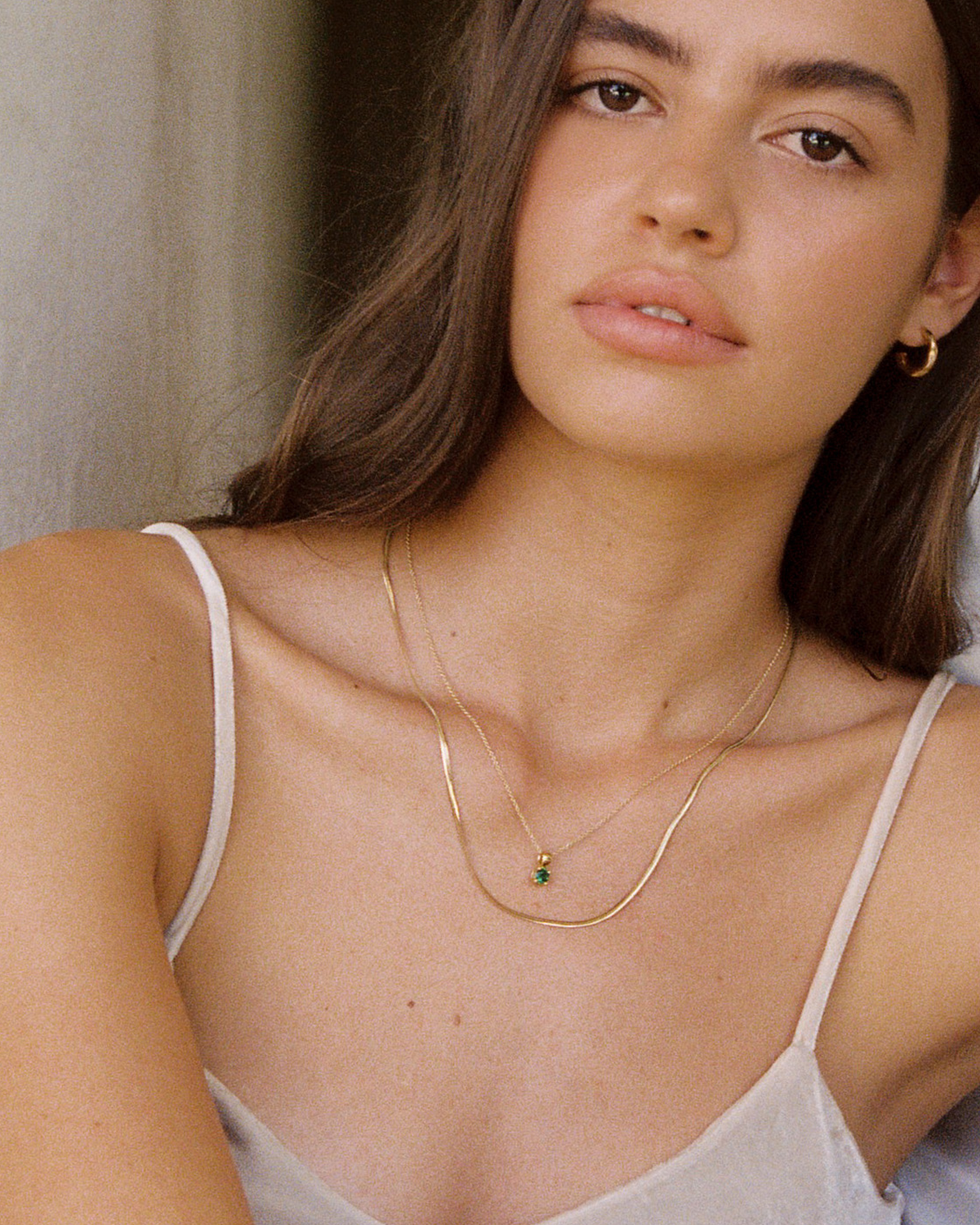 May Birthstone Necklace
