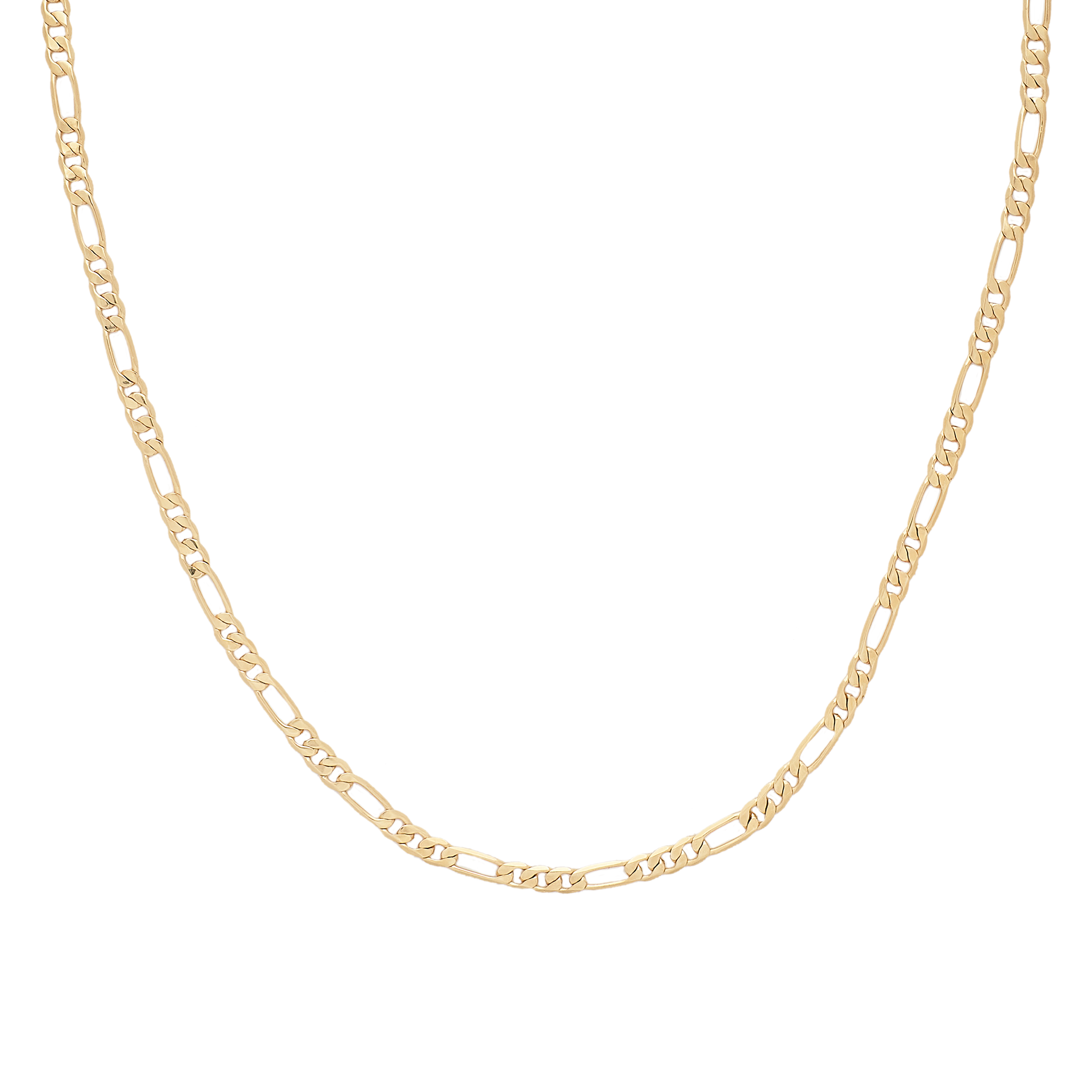 3.3mm Figaro Chain Necklace