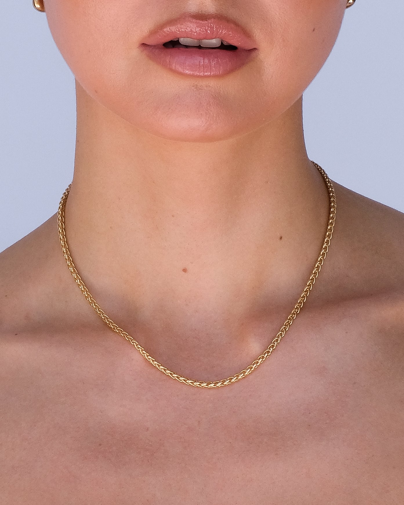3mm Circle Chain Necklace