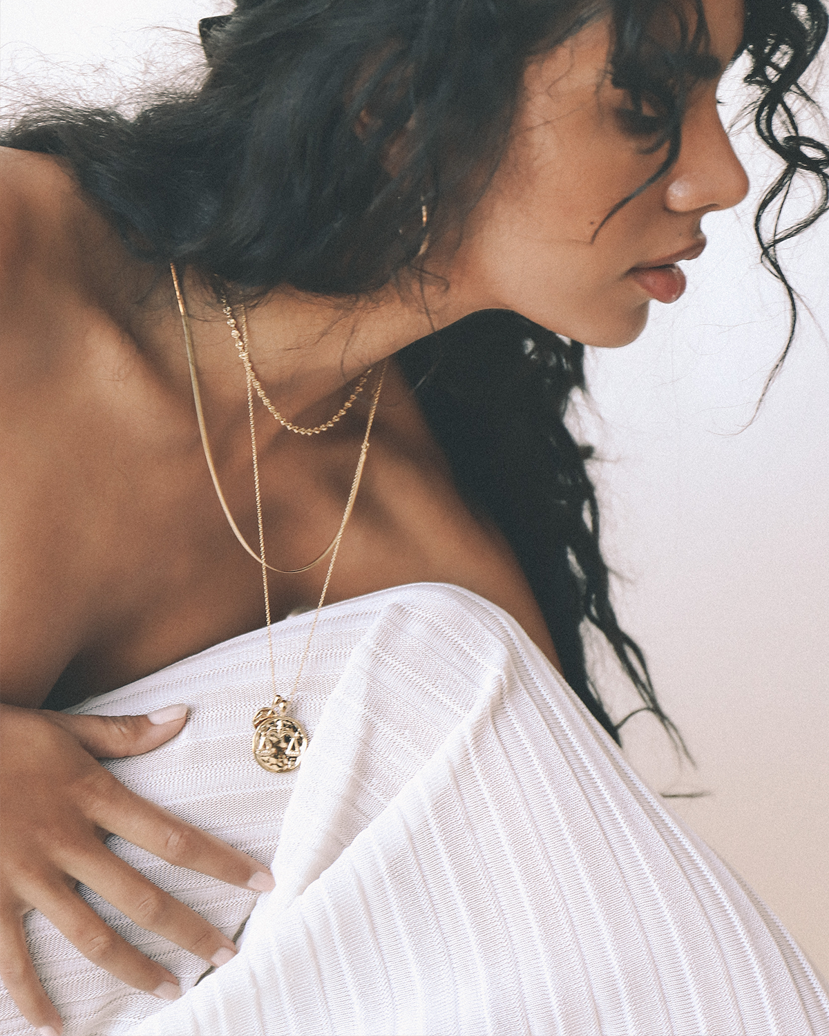 Libra II Necklace - Sterling Silver