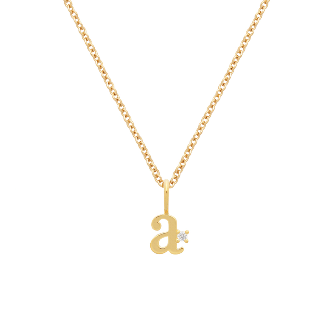 Letter Necklace | Recycled 14k Gold Vermeil