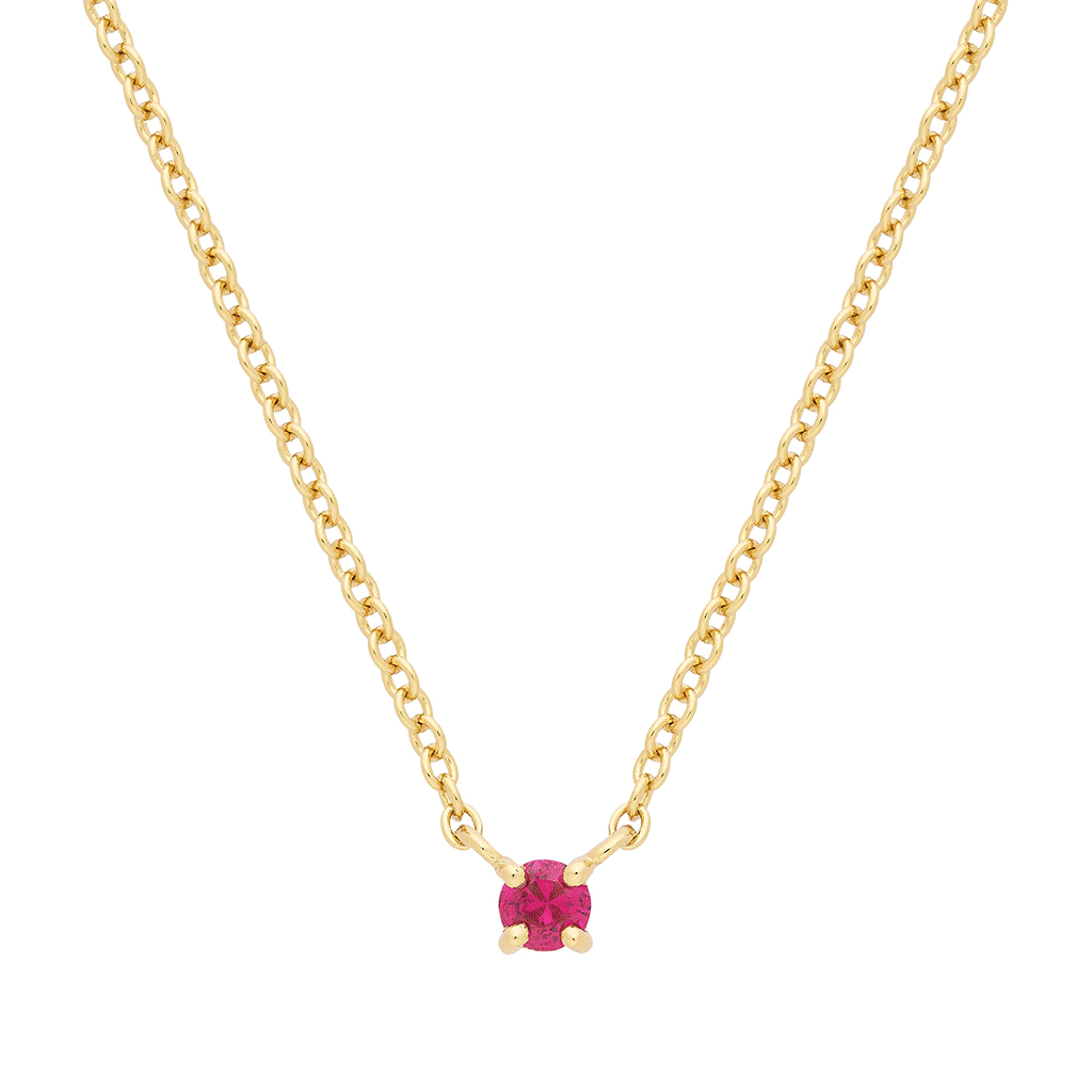 Petite Birthstone Necklace