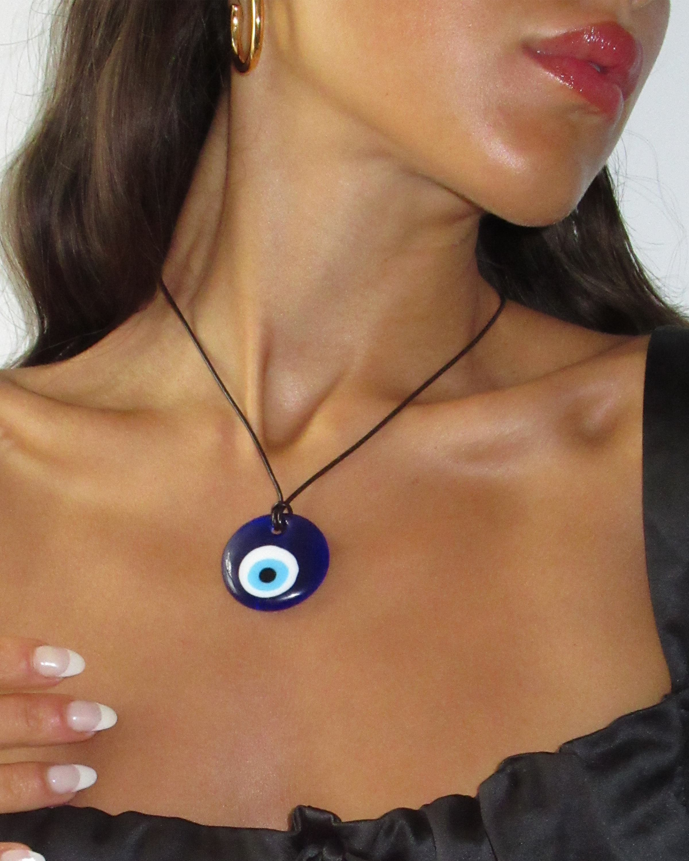 Glass Mati Evil Eye Necklace