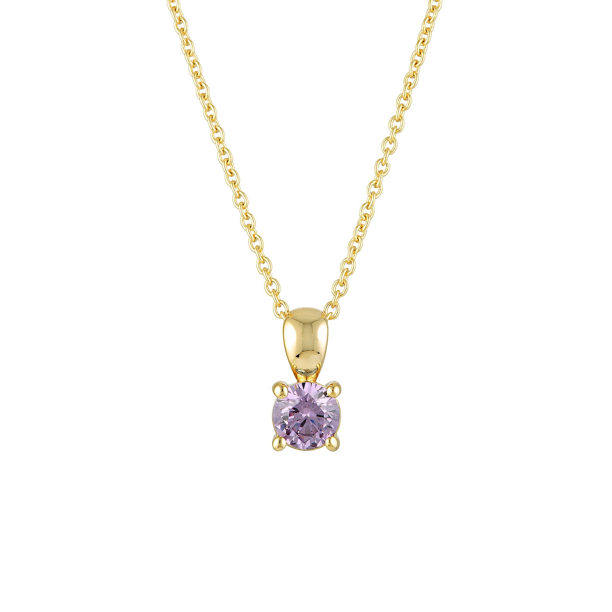 February Birthstone Necklace