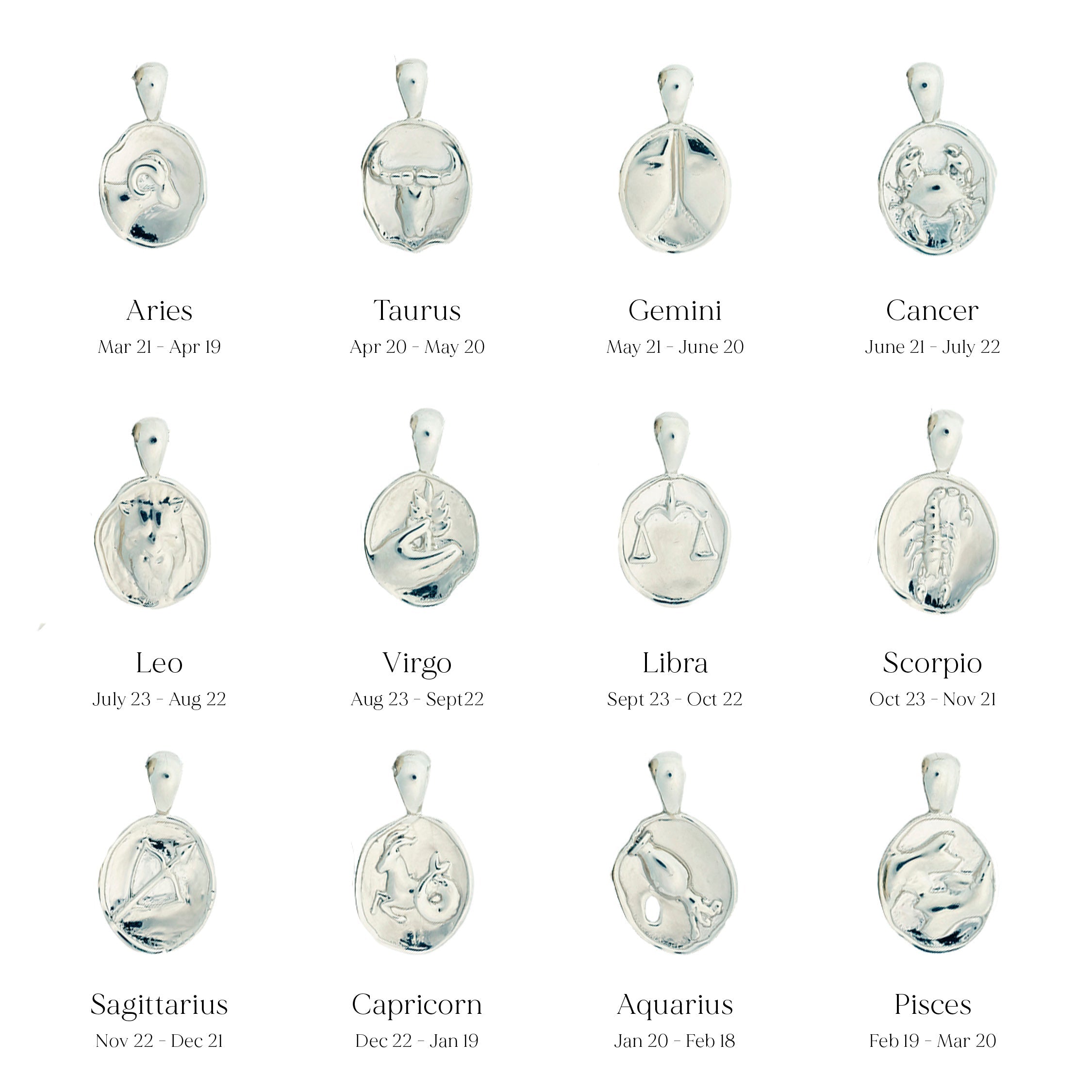 Gemini II Necklace - Sterling Silver | 2 Small