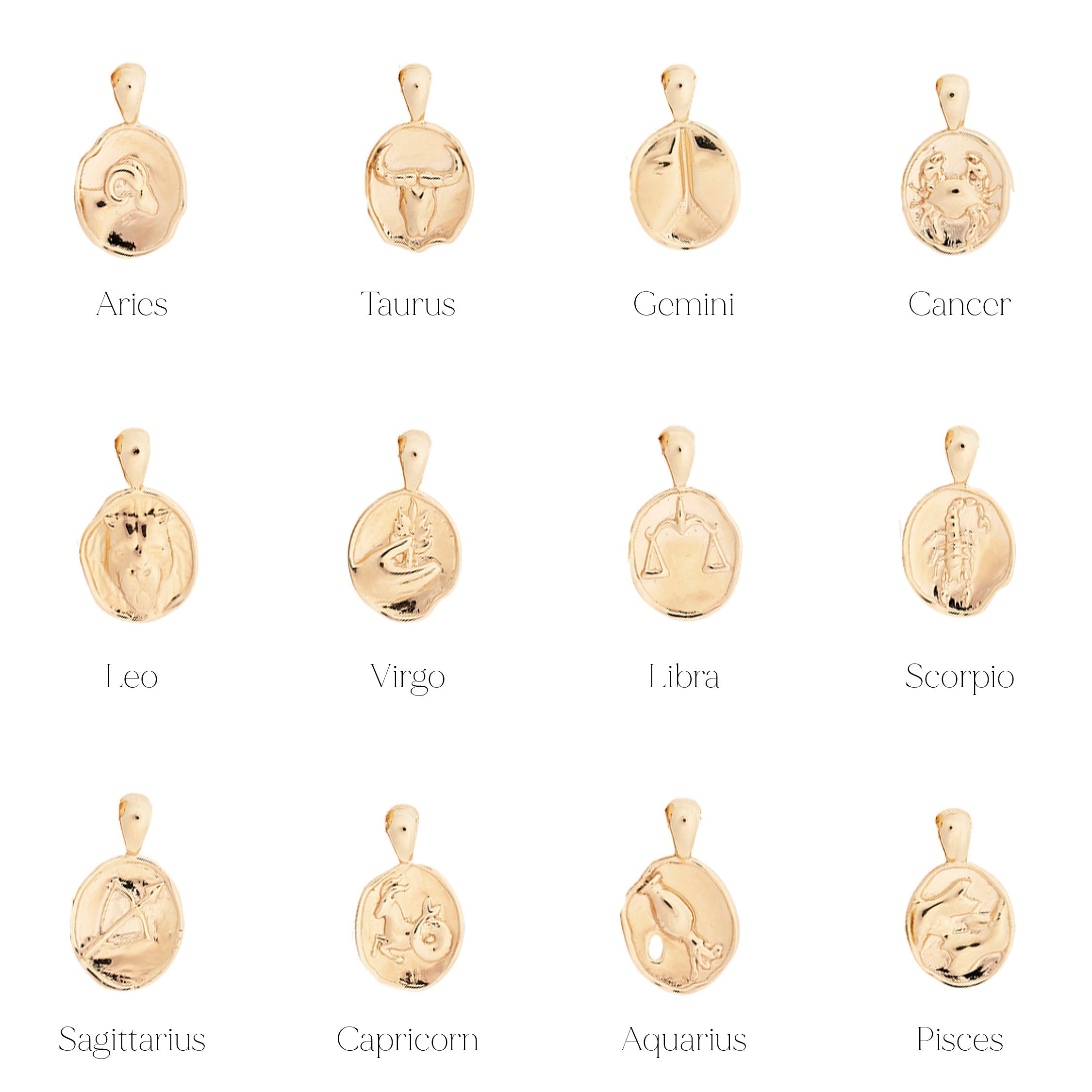 Zodiac II Pendant Hoops