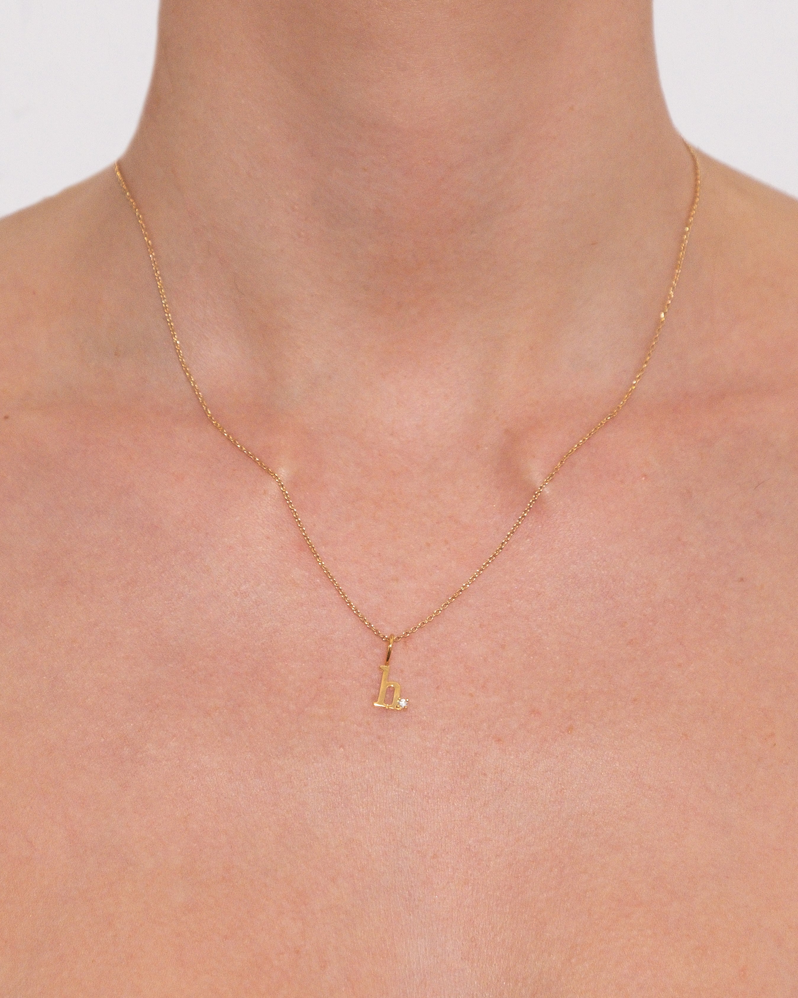 Letter Necklace | Recycled 14k Gold Vermeil